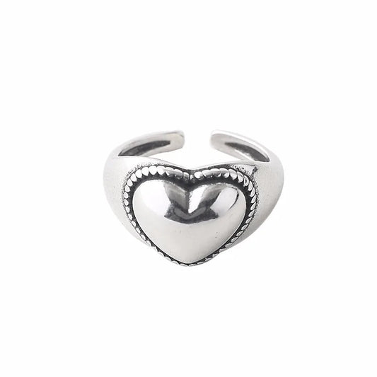 Bohemian Vintage Heart Ring