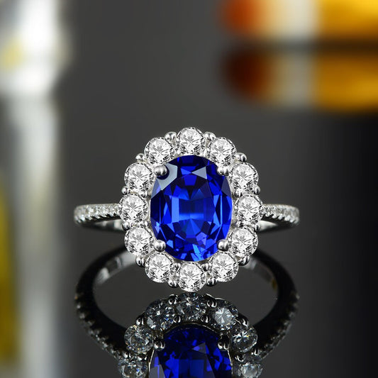 Classic Charm with Blue Stone