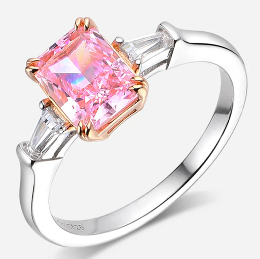 Classic Pink Stone Ring