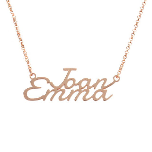Choker Necklace with Custom Name and Font